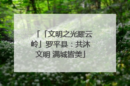 「文明之光耀云岭」罗平县：共沐文明 满城皆美