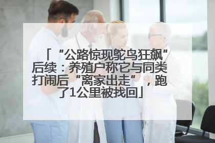 “公路惊现鸵鸟狂飙”后续：养殖户称它与同类打闹后“离家出走”，跑了1公里被找回