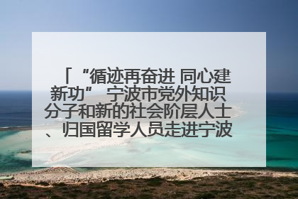 “循迹再奋进 同心建新功” 宁波市党外知识分子和新的社会阶层人士、归国留学人员走进宁波舟山港穿山港区