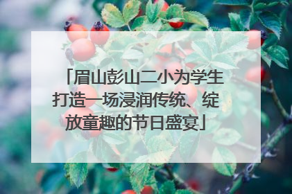 眉山彭山二小为学生打造一场浸润传统、绽放童趣的节日盛宴