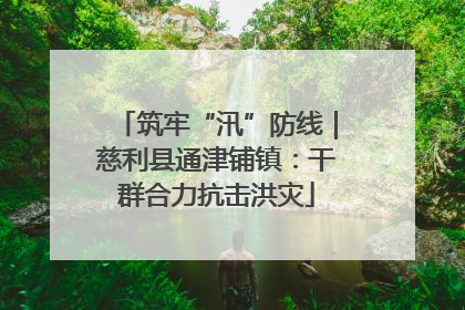 筑牢“汛”防线｜慈利县通津铺镇：干群合力抗击洪灾