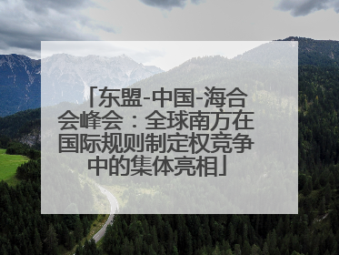 东盟-中国-海合会峰会：全球南方在国际规则制定权竞争中的集体亮相