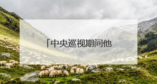 中央巡视期间他主动交代问题！上月底还参加会议