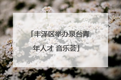 丰泽区举办泉台青年人才 音乐荟