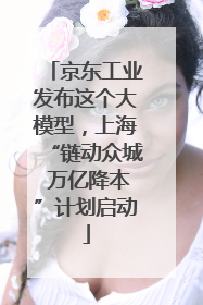 京东工业发布这个大模型，上海“链动众城 万亿降本”计划启动