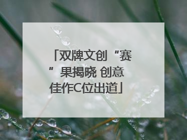 双牌文创“赛”果揭晓 创意佳作C位出道