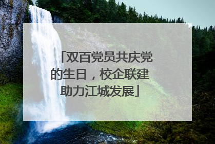 双百党员共庆党的生日，校企联建助力江城发展
