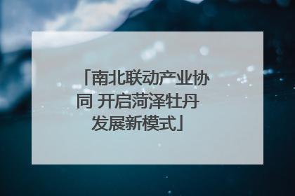 南北联动产业协同 开启菏泽牡丹发展新模式