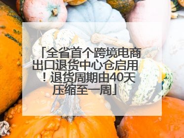 全省首个跨境电商出口退货中心仓启用！退货周期由40天压缩至一周