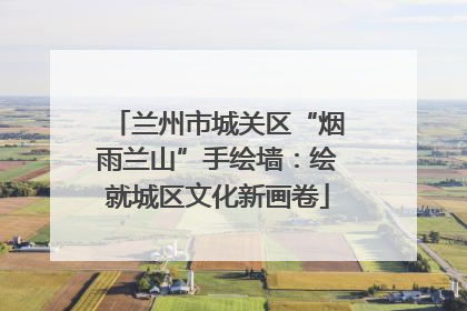 兰州市城关区“烟雨兰山”手绘墙：绘就城区文化新画卷