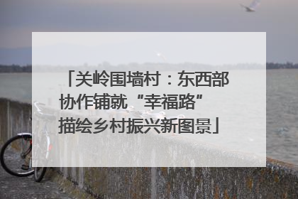 关岭围墙村：东西部协作铺就“幸福路” 描绘乡村振兴新图景