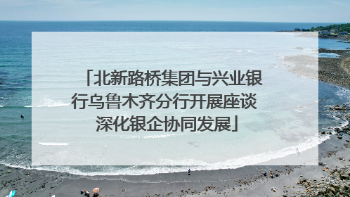 北新路桥集团与兴业银行乌鲁木齐分行开展座谈 深化银企协同发展