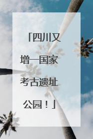 四川又增一国家考古遗址公园！