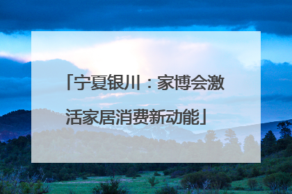 宁夏银川：家博会激活家居消费新动能