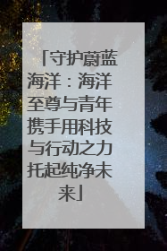 守护蔚蓝海洋：海洋至尊与青年携手用科技与行动之力托起纯净未来