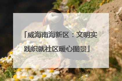 威海南海新区：文明实践织就社区暖心图景