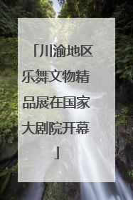 川渝地区乐舞文物精品展在国家大剧院开幕