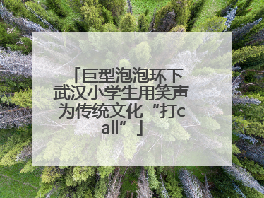 巨型泡泡环下 武汉小学生用笑声为传统文化“打call”