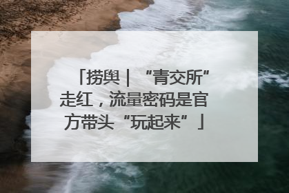 捞舆｜“青交所”走红，流量密码是官方带头“玩起来”