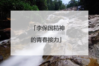 李保国精神的青春接力