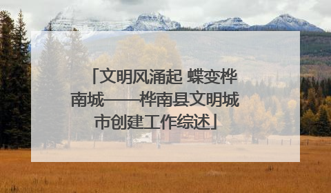 文明风涌起 蝶变桦南城——桦南县文明城市创建工作综述