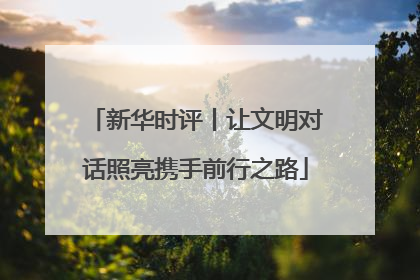 新华时评丨让文明对话照亮携手前行之路