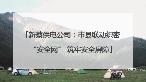 新蔡供电公司：市县联动织密“安全网” 筑牢安全屏障