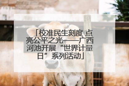 校准民生刻度 点亮公平之光——广西河池开展“世界计量日”系列活动