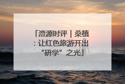澧源时评｜桑植：让红色旅游开出“研学”之光
