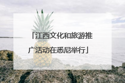 江西文化和旅游推广活动在悉尼举行
