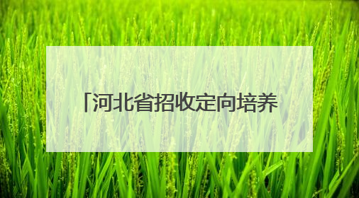 河北省招收定向培养军士909人 6月26日起填报志愿