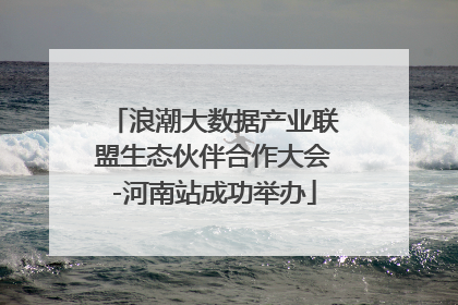 浪潮大数据产业联盟生态伙伴合作大会-河南站成功举办