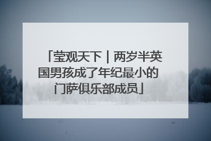 莹观天下｜两岁半英国男孩成了年纪最小的门萨俱乐部成员