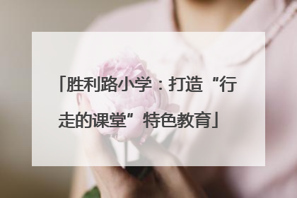 胜利路小学：打造“行走的课堂”特色教育