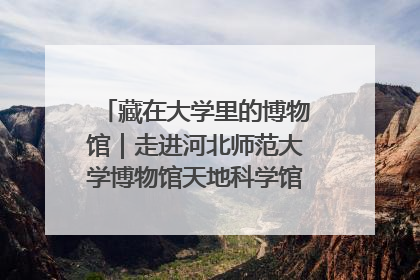 藏在大学里的博物馆｜走进河北师范大学博物馆天地科学馆：在校园里赴一场“宇宙之约”