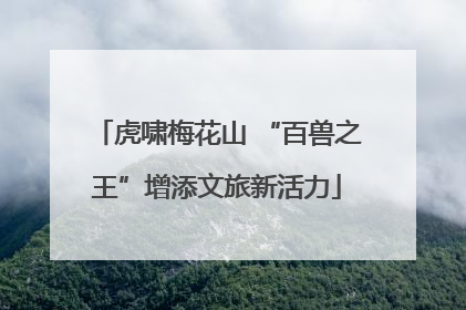虎啸梅花山 “百兽之王”增添文旅新活力