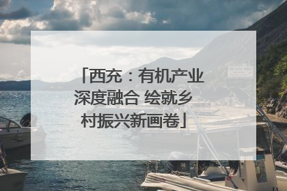 西充：有机产业深度融合 绘就乡村振兴新画卷