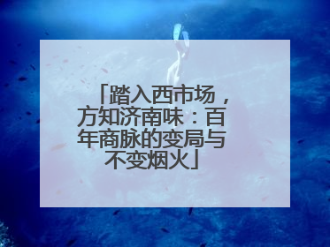 踏入西市场，方知济南味：百年商脉的变局与不变烟火