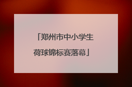 郑州市中小学生荷球锦标赛落幕