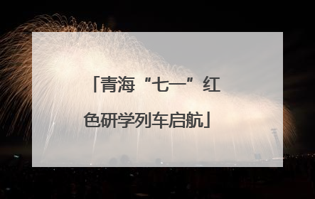 青海“七一”红色研学列车启航