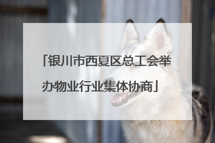 银川市西夏区总工会举办物业行业集体协商