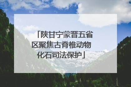 陕甘宁蒙晋五省区聚焦古脊椎动物化石司法保护