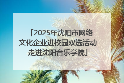 2025年沈阳市网络文化企业进校园双选活动走进沈阳音乐学院
