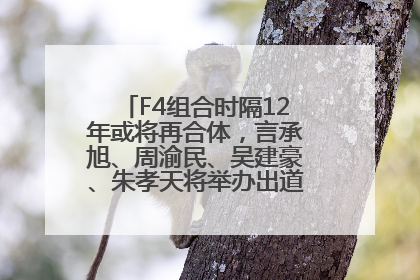 F4组合时隔12年或将再合体，言承旭、周渝民、吴建豪、朱孝天将举办出道25周年演唱会